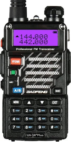 Miniatura 10 de BAOFENG UV-5R+ Plus Radio bidireccional, largo alcance para adultos, recargable con auricular, walkie talkie para exteriores, 144-148 420-450 MHz