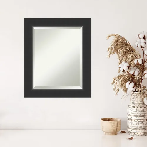 Miniatura 5 de Amanti Art Espejo de pared, espejo con marco de madera negra Corvino para decoración de pared o para usar como espejo de baño para sobre