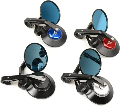 Miniatura 4 de Espejos laterales universales de 7/8 pulgadas para motocicleta Kawasaki VERSYS 1000 para Vulcan/S 650cc Z800 Z 1000SX para Honda Cb500x (color rojo)
