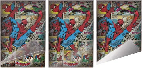 Miniatura 3 de The Amazing Spider-Man - Póster impreso de Marvel Comics (estilo retro, montaje cómico) (tamaño: 24 x 36 pulgadas) (póster laminado)