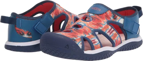 Miniatura 7 de KEEN Sandalias Stingray para niños, color rojo