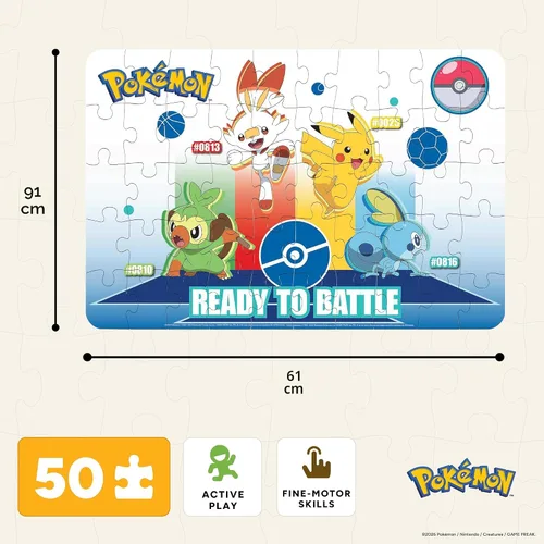 Miniatura 5 de Buffalo Games - LOL! All Star Sports - Rompecabezas de piso de 50 piezas para familias - Rompecabezas desafiante perfecto para noches de juego