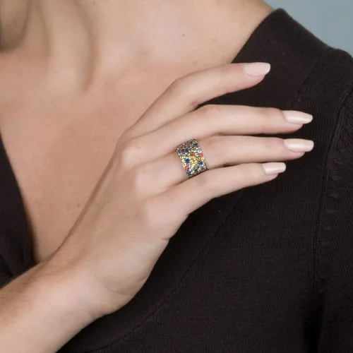 Miniatura 4 de Ross-Simons 2.75 ct. t.w. Sapphire Ring in Sterling Silver