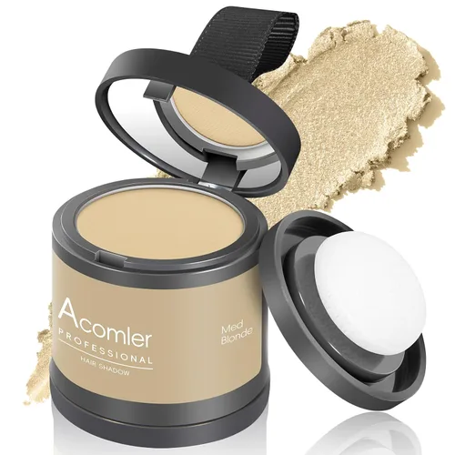 Miniatura 24 de Acomler Color de Cabello en Polvo de Sombra para Retoque Instantáneo de Raíces, Cobertura de Raíces, Marrón Oscuro para Cabello Ralo, Cobertura