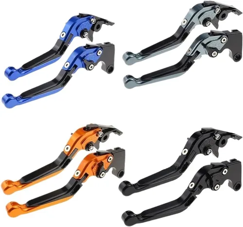 Miniatura 8 de Folding Extendable Brake Clutch Levers for FZ8 FZ-8 FZ 8 2011-2015 Motorcycle Accessories Parts Handles Set Adjustable(Design A)