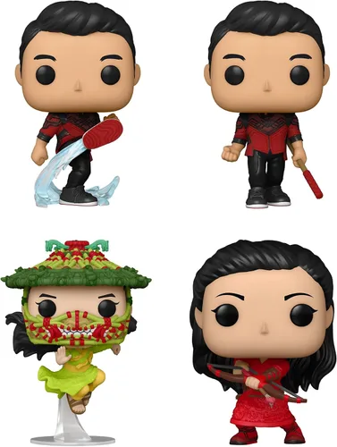 Funko Pop! Heroes Marvel Shang-Chi y The Legend of the Ten Rings - Juego de coleccionistas de Shang-Chi en 2 estilos, Jiang Li y Katy