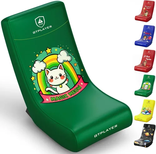 Miniatura 11 de GTPLAYER Silla Mecedora de Piso para Gaming – Silla Mecedora de Piso para Juegos con Limitador de Ángulo, Asiento de Juego Compacto y Ligero