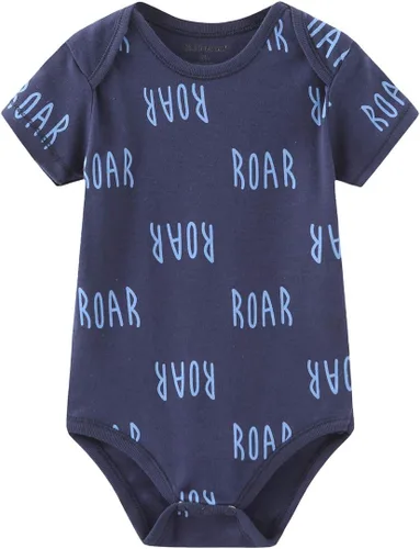 Miniatura 6 de Kiddiezoom Mameluco unisex de algodón de una pieza para bebé recién nacido, 5