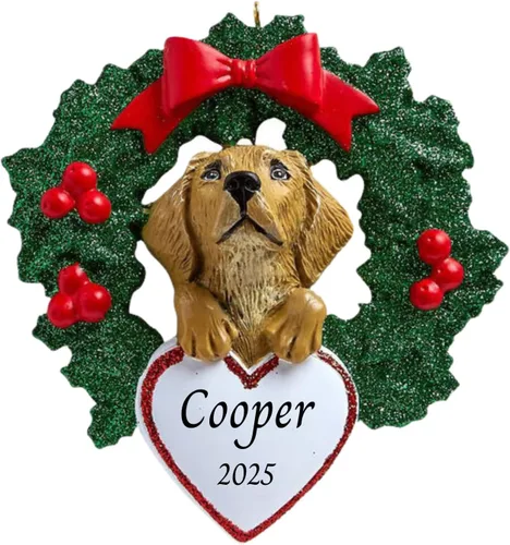 Miniatura 30 de Adornos personalizados para árbol de Navidad 2025 para mascotas, Chihuahua con corona, recuerdo para los amantes de los perros de los cachorros