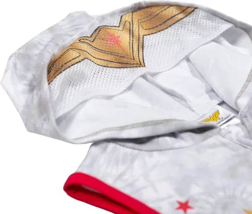Miniatura 2 de DC Comics Liga de la Justicia Wonder Woman - Mameluco sin mangas con capucha para niñas