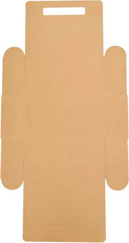 Miniatura 28 de Restaurantware Bio Tek - Loncheras de papel de 8.75 x 4.25 x 8 pulgadas con asas, 100 recipientes desechables de papel kraft para alimentos