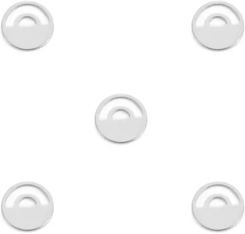 Miniatura 15 de kkjoy 5 dijes de acero inoxidable para hacer joyas y manualidades, varios colgantes pequeños, suministros de manualidades, accesorios para pulseras