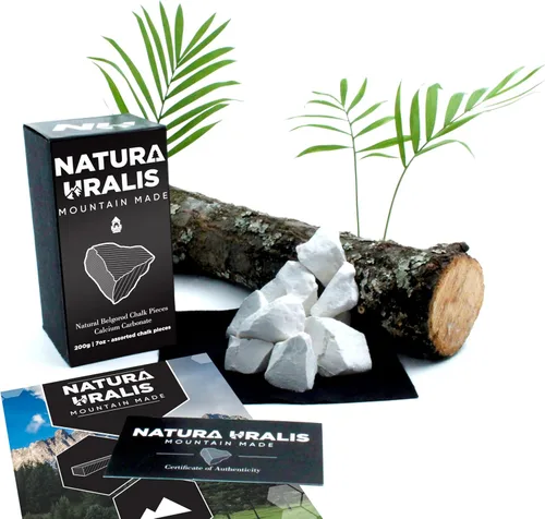 Miniatura 2 de Natura Uralis Trozos de Tiza Premium Belgorod 7 oz de Trozos de Tiza Blanca - Crujido Increíble, Textura Terrosa, Aterciopelada y Firme