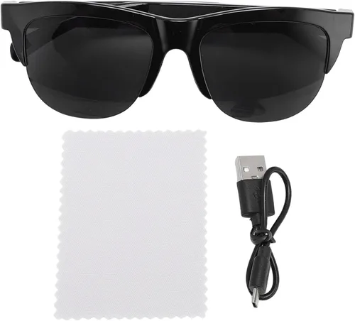 Miniatura 9 de Lentes de sol inteligentes, control táctil U V 400, gafas deportivas al aire libre, lentes de audio de dientes azules para hombres y mujeres