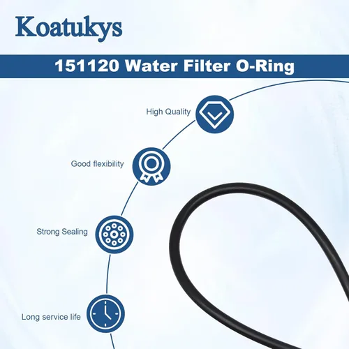 Miniatura 6 de 151120 - Junta tórica para filtro de agua compatible con carcasa de filtro de agua Pentek Culligan y American Plumber, sustituye a 152030 y W34-OR
