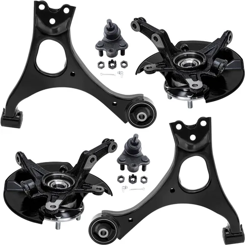 Miniatura 148 de Detroit Axle - Kit de extremo delantero para Chrysler 300 Dodge Charger Challenger 2011-2023, 2 brazos de control inferiores traseros 2 varillas