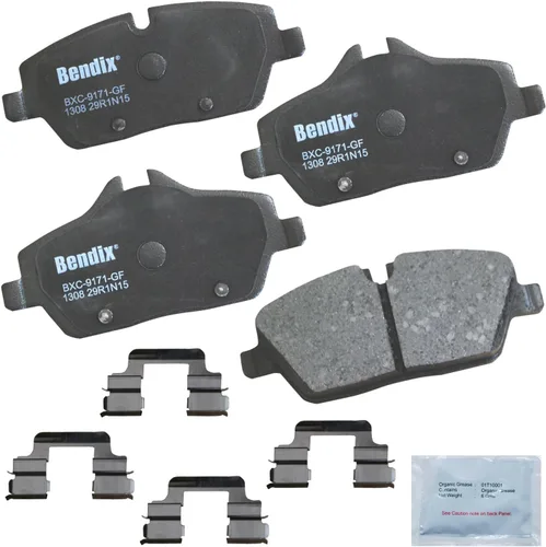 Miniatura 59 de Pastillas de freno delanteras cerámicas Bendix Priority1 CFC2302 para Hyundai Elantra 2021, Sonata 2022-2020, Kia K5 2023-2021