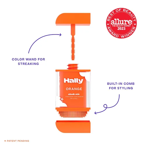 Miniatura 5 de Hally Hair Coloración Temporal de Cabello, Shade Stix (Naranja) - Accesorios de Maquillaje para Cabello para Niños, Adolescentes y Adultos - 12 ml