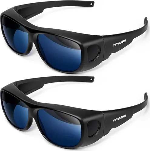 Miniatura 11 de VIVOSUN Gafas Protectoras de Hidropónicos Interior Anti UVA y UVB para Sala de Cultivo con Estuche para Gafas, Azul