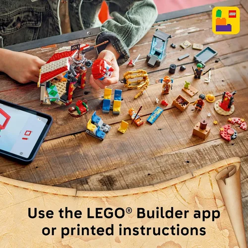 Miniatura 6 de LEGO One Piece Buggy The Clown's Circus Tent Bloques de construcción – Juguete de construcción creativo para niños y niñas, 8+ – 4 figuras