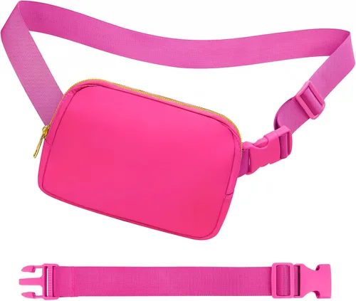 Miniatura 186 de Riñonera cruzada para mujeres y hombres, bolsa para cinturón para senderismo con correa ajustable, riñonera para correr, entrenamiento, deportes
