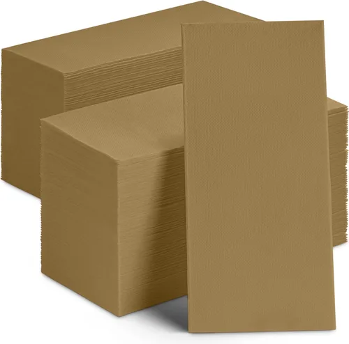Miniatura 13 de Servilletas de cena desechables de papel rosa, [paquete de 300] servilletas de papel rosa acolchadas de 12" x 17" para bodas, recepciones, baños