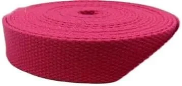 Miniatura 16 de Cinta de lona de algodón para bolso, 16.4 ft, 1.260 in, correa de algodón pesado Novedad (color : rojo)