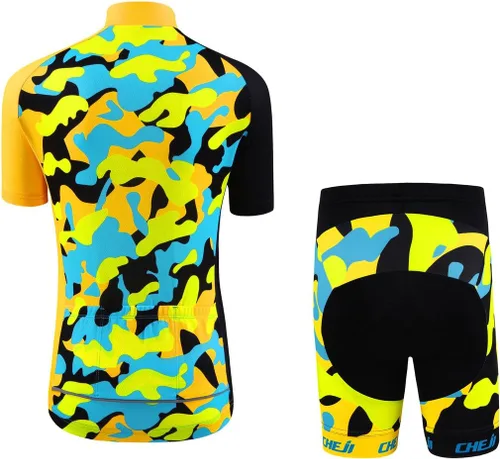 Miniatura 2 de Ateid Big Girls Cycling Jersey Set Short Sleeve with 3D Padded Shorts