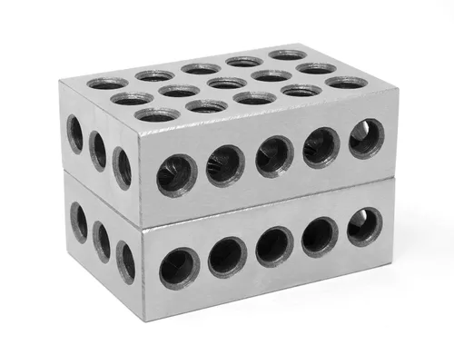 Miniatura 2 de WEN 10423 bloques de precisión endurecida con acero de 3 x 2 x 1 pulgada, paquete de dos