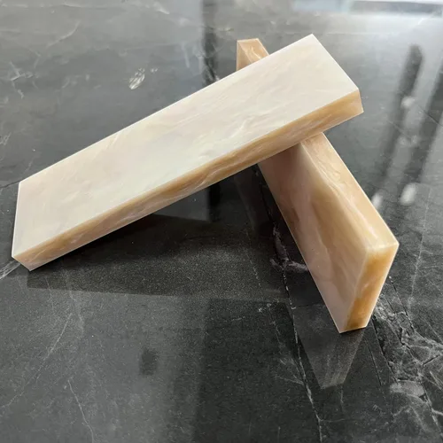 Mejora las asas de tus cuchillos y empuñaduras de pistola con la placa de resina epoxi de resina acrílica de concha – Losa de resina de alto brillo