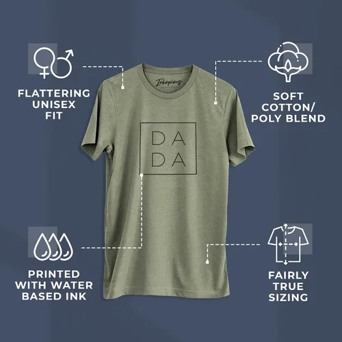 Miniatura 5 de Inkopious - Camiseta con inscripción DADA regalo del día del padre para padres primerizos