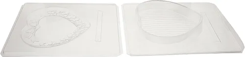 Miniatura 3 de Cybrtrayd Plastic mold, 7-1/4" x 7-1/2" x 1/2" deep, Clear