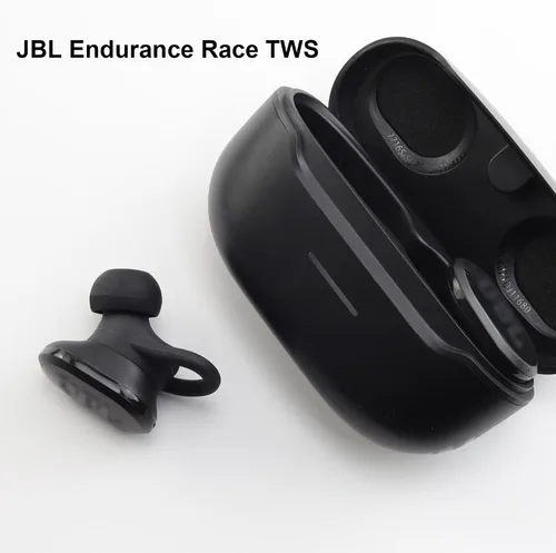 Miniatura 5 de Puntas de silicona de repuesto para JBL Endurance Peak 3 / Peak II/Peak/Run 2 Wired/Race TWS, 6 pares (S/M/L, negro)