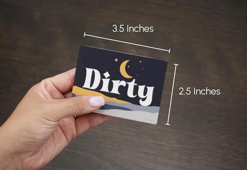 Miniatura 2 de Letrero magnético de doble cara para lavavajillas Clean Dirty - Letreros magnéticos que dicen limpio/sucio - Adhesivo metálico opcional