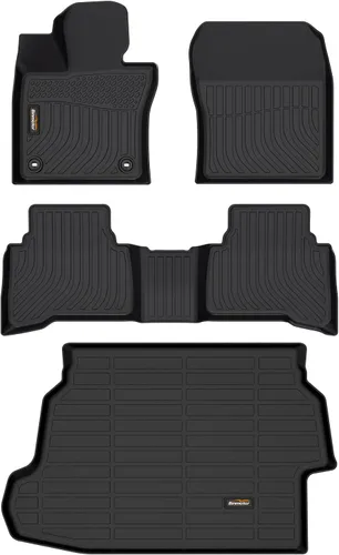 Miniatura 65 de Alfombrillas de TPE para Toyota Highlander 2014-2019 7 y 8 asientos, protección para todo tipo de clima, forros de piso de automóvil resistentes