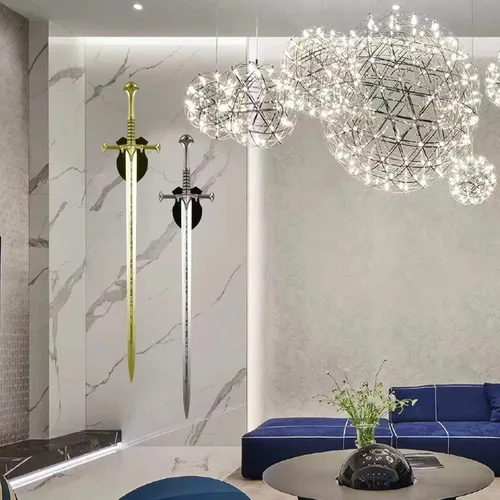 Miniatura 3 de WANLIAN Soporte de pared para espada, soporte de espada, gancho de pared, soporte de pared para espada, daga, hacha, keyblade sin pantalla vertical