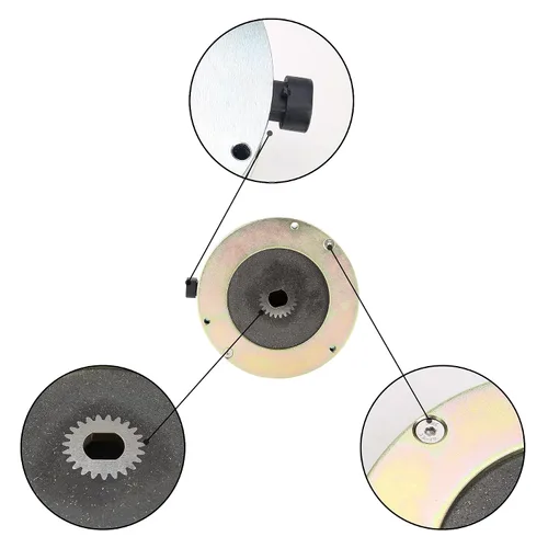 Miniatura 7 de 10L0L Freno de motor de carrito de golf de 48 V para EZGO RXV 2008-UP, repuesto para OEM #610065, 605867 compatible con controlador de velocidad
