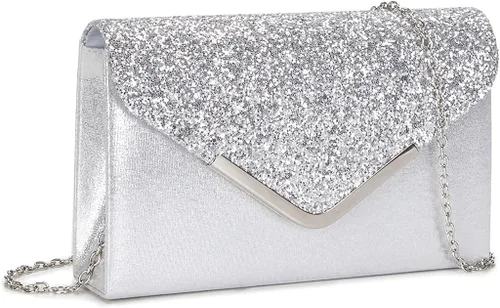 Miniatura 2 de Bolso cruzado pequeño de noche para mujer, bolso cruzado para baile de graduación, bolsas de hombro clásicas para bodas, fiestas