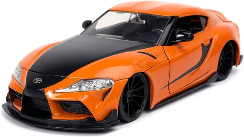 Jada Fast & Furious F9 1:24 2020 Toyota Supra - Auto fundido a presión, juguetes para niños y adultos
