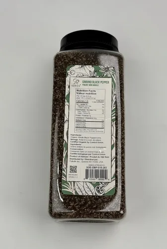 Miniatura 9 de Soeos Pimienta Negra Molida Orgánica, Sin OMG, Polvo de Granos de Pimienta Fresco a Granel, Empaquetado para Mantener la Pimienta Fresca, Granos