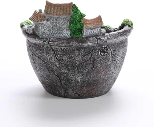 Miniatura 3 de Maceta creativa para plantas suculentas, maceta con cesta de flores de casa dulce, maceta para decoración de jardín