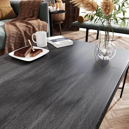 Yenhome Papel de contacto de madera negra, para despegar y pegar, impermeable, 30 x 118 pulgadas, envoltura de vinilo para encimeras, armarios,