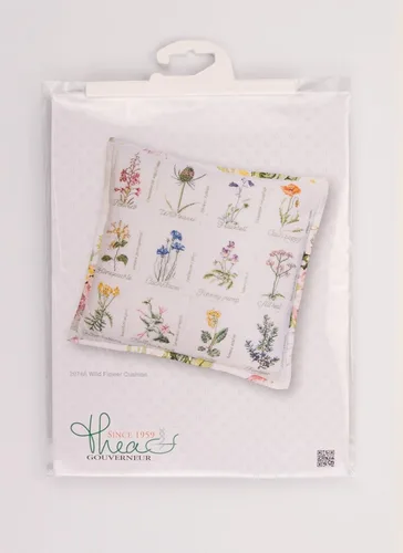 Miniatura 5 de Thea Gouverneur - Kit de punto de cruz contado, cojín de flores silvestres, Aida, 16 unidades, kit de bordado para adultos, hilos de bordado DMC