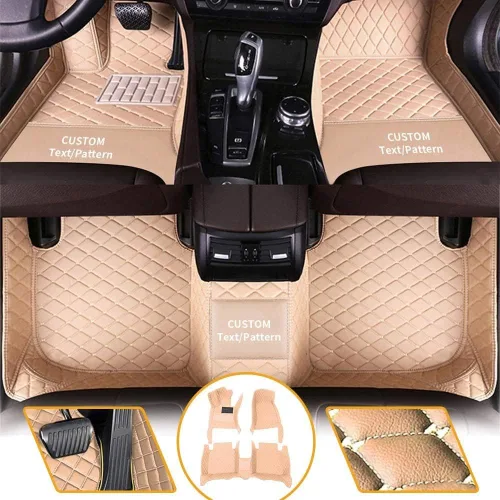 Alfombrillas personalizadas para el piso del automóvil para el 99 % de los modelos de automóviles de lujo, impermeables, antideslizantes, cobertura