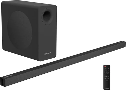 Miniatura 10 de Barra de Sonido Westinghouse para Smart TV, Barra de Sonido Compacta 2.0 con Dolby Atmos y Digital Plus, Sistema de Sonido Surround 120W para TV