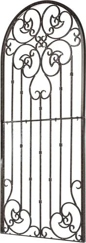 H Potter Enrejado de jardín para plantas trepadoras, panel de pared al aire libre de hierro forjado de metal para vides y flores