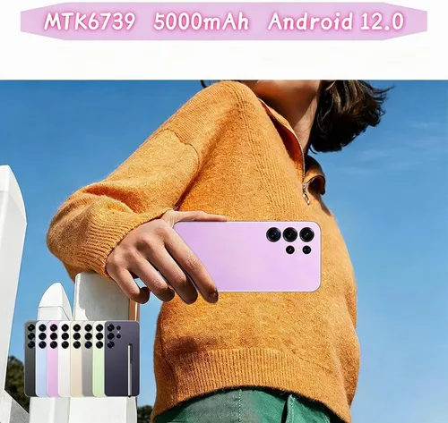 Miniatura 5 de Teléfono inteligente desbloqueado S25Ultra, teléfonos móviles Android 12.0, pantalla HD+ de 6.6'', 4 GB de RAM 32 GB ROM/256 GB SD, 4G Dual SIM Rosa