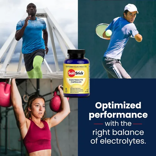 Miniatura 4 de SaltStick Cápsulas de electrolitos con vitamina D Pastillas de sal con electrolitos para correr, nutrición deportiva de resistencia, suplementos