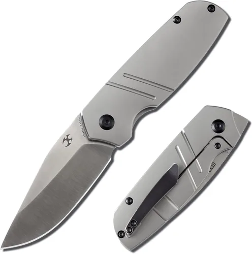 KANSEPT Turaco - Cuchillos plegables de bolsillo para hombres, EDC cuchillo plegable de 2.85 pulgadas CPM-S35VN Material Cuchillo plegable de