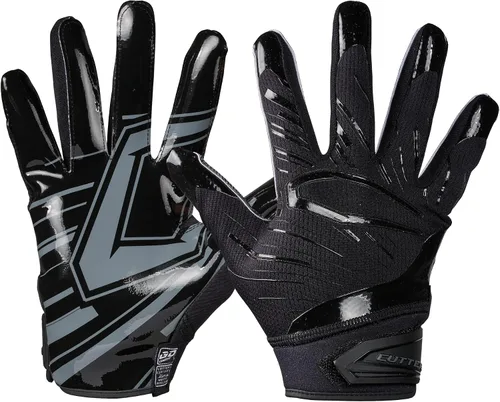 Miniatura 10 de Guantes de fútbol Cutters - Guantes de receptor de fútbol para el día del partido con agarre de silicona de alta adherencia, soporte y protección